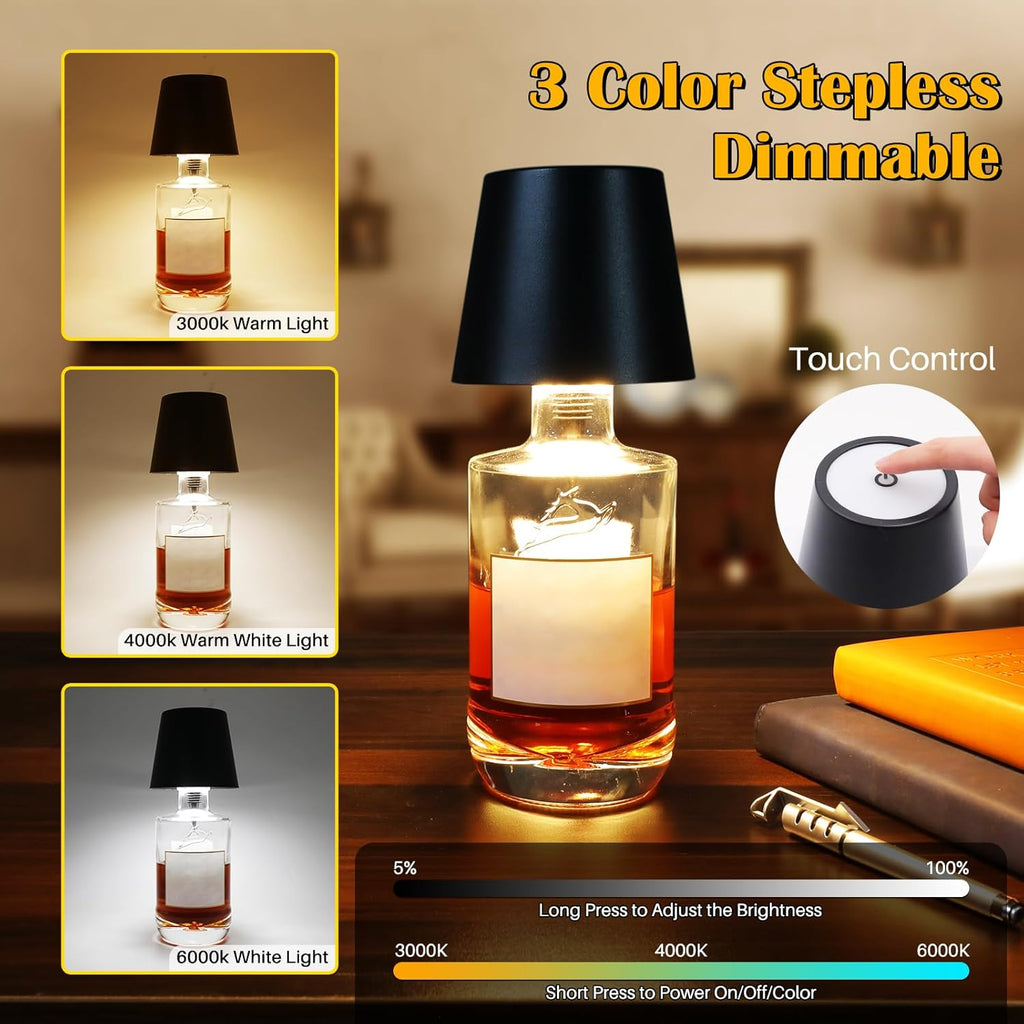 BottleGlow™ Rechargeable Wine Bottle Lamp